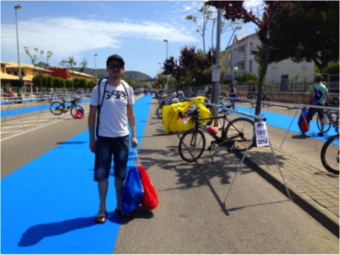 Ironman Mallorca 70.3 transition