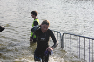 Llanelli Sprint Triathlon Swim Exit